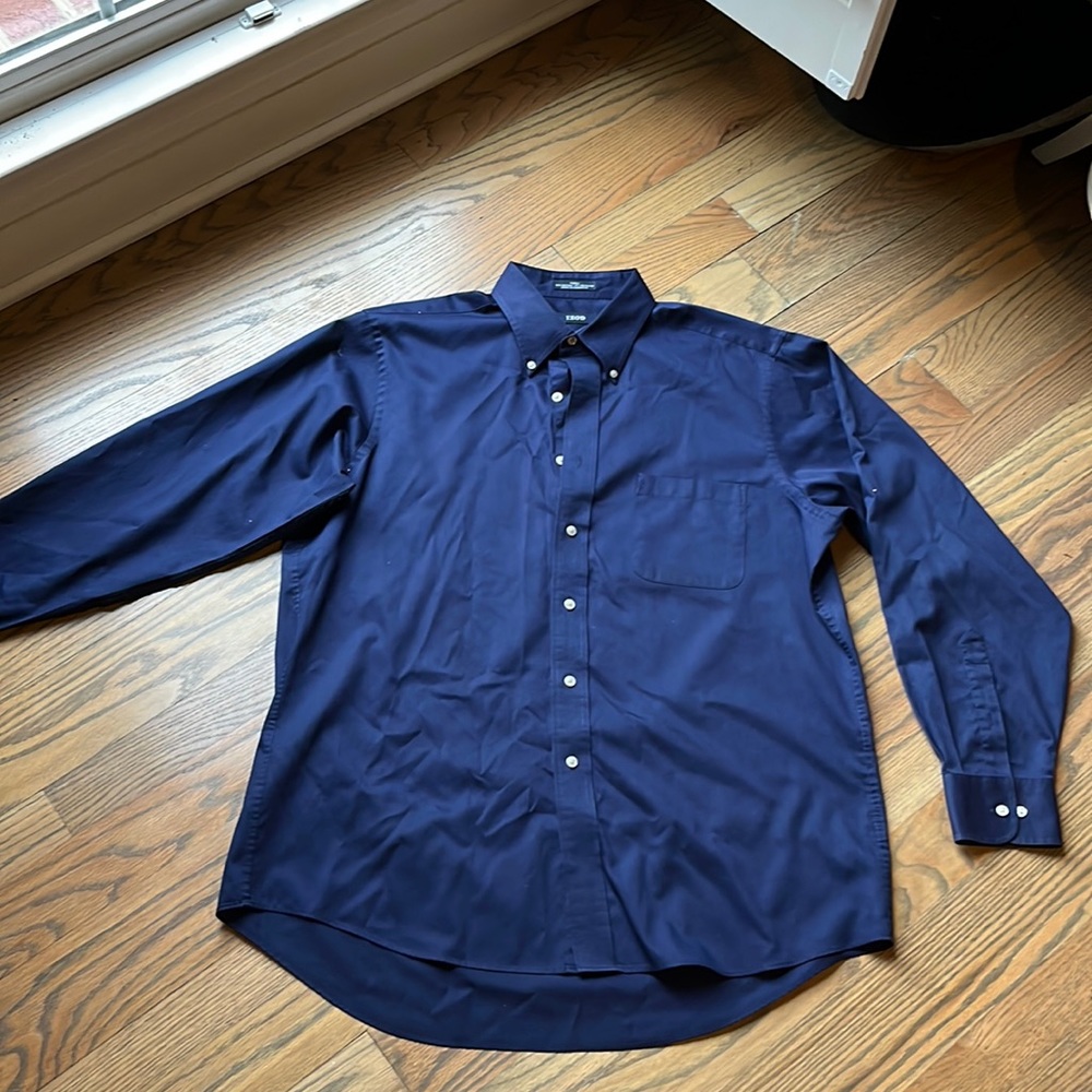 Izod navy button down, NWOT
